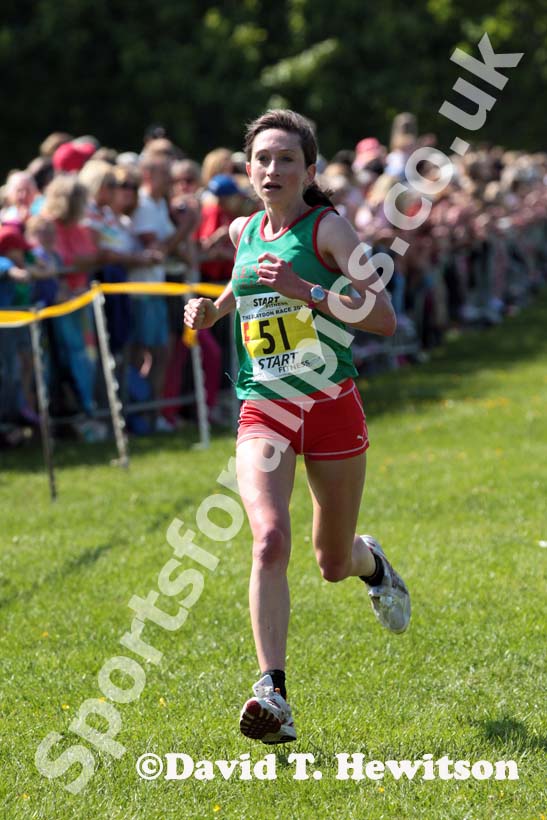 Rebecca Robinson (Kendal) 3rd in the Blaydon Races, June 9th.
